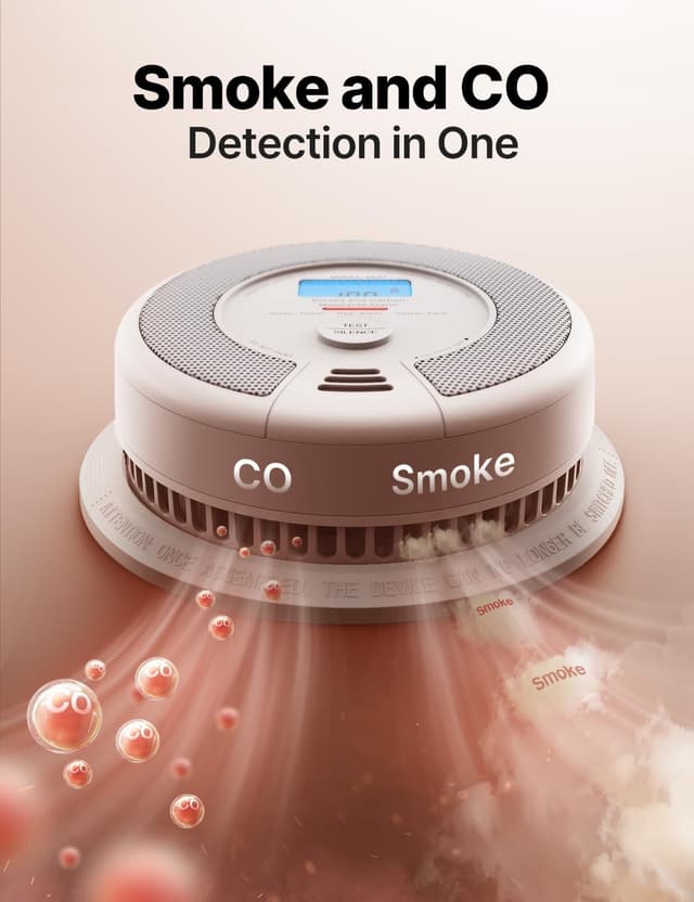 Detalle de X-Sense SC07 combo smoke and CO alarm