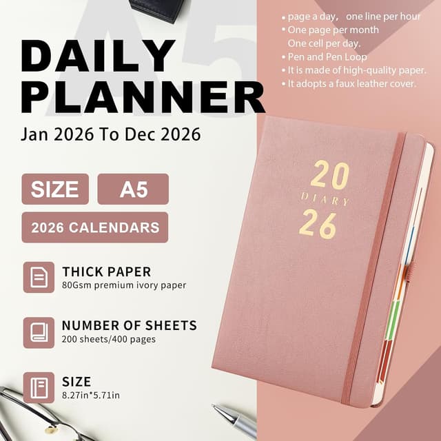 Detalle 2 de Ml jtoyo Agenda 2026 A5 giornaliera