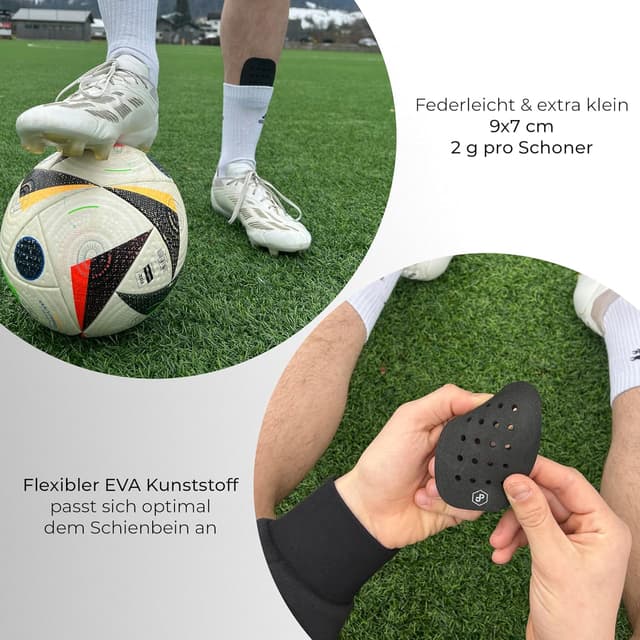 Thumbnail 3 de JDP Protège-tibias Light 9x6 cm