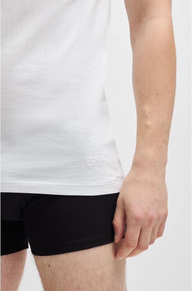 Detalle de BOSS Herren Tank Top 3er-Set Classic Vest (Regular Fit, Rundhalsausschnitt)