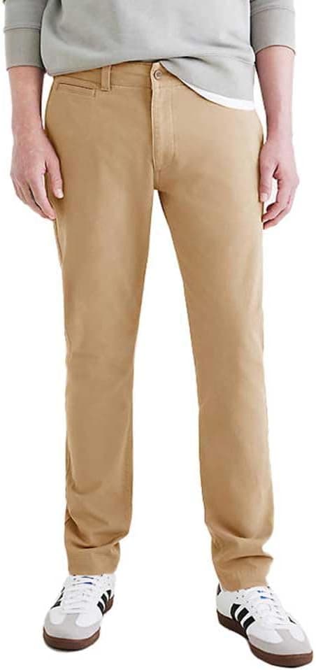Detalle de Dockers Men’s Casual Chinos with Smart 360 Flex in California Khaki (Skinny Fit)