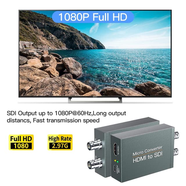 Thumbnail 1 de HDMI to SDI converter 3G-SDI, 2 way dual out