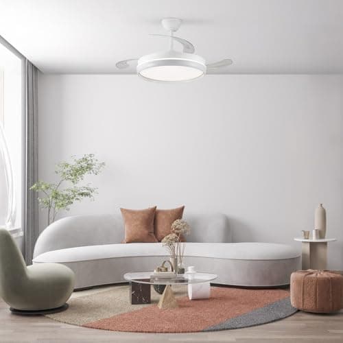 Thumbnail 1 de wonderlamp Michu Evo 72W Ventilador LED plegable con APP y mando