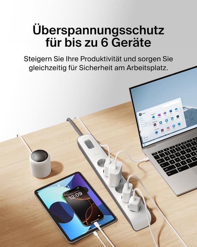 Thumbnail 1 de Belkin 6‑fach Steckdosenleiste 650 Joule