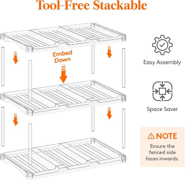 Thumbnail 2 de Lifewit 3-Tier Wine Bottle Holder 🍷