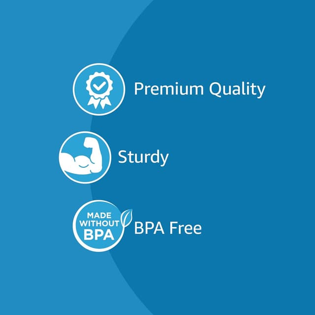 Thumbnail 3 de Amazon Basics Clear Cutlery 192 pcs 🍴