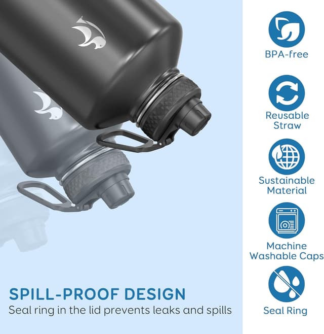 Thumbnail 3 de Coolflask Gallon 128 oz Insulated Water Bottle