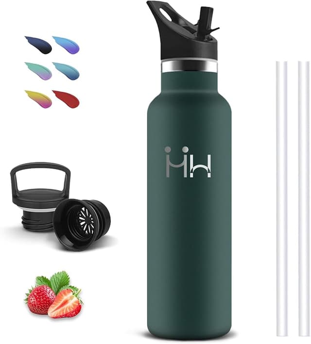 Detalle de Botella Acero Inoxidable 750 ml, termo doble aislamiento 🥤