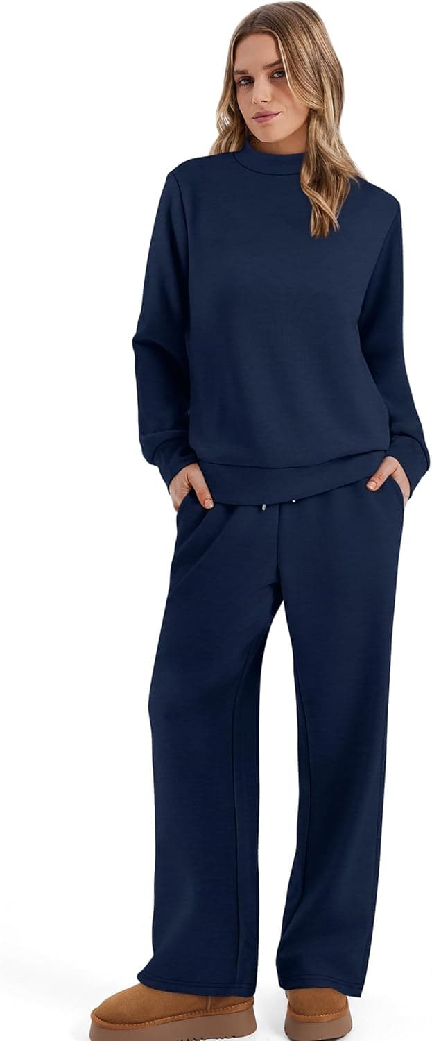 Thumbnail 3 de Sampeel Two Piece Set for Women Mock Neck Loungewear XS-2XL