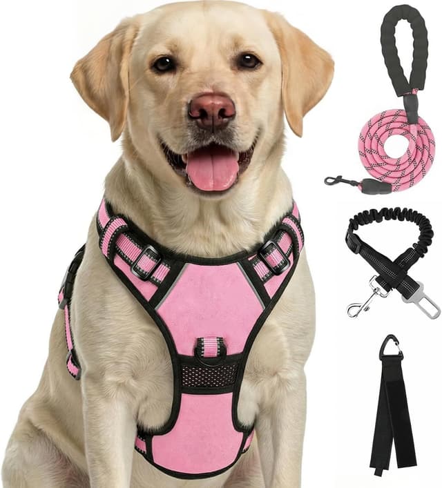 Detalle de FURRYFECTION Anti Zug Hundegeschirr Rosa