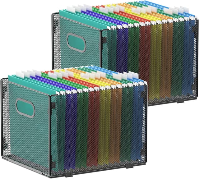 Detalle de samstar 2 Pack Hanging File Organizer 14 in