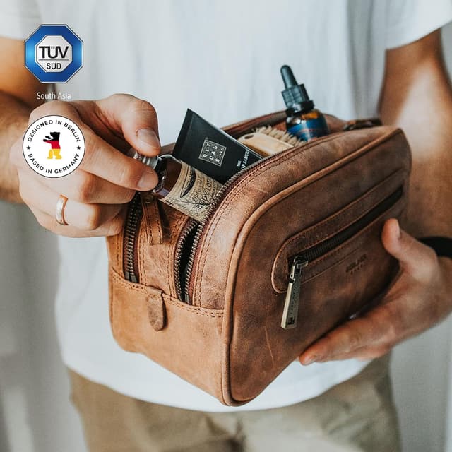 Thumbnail 2 de Berliner Bags MAX Neceser de Piel 27x15x12 cm