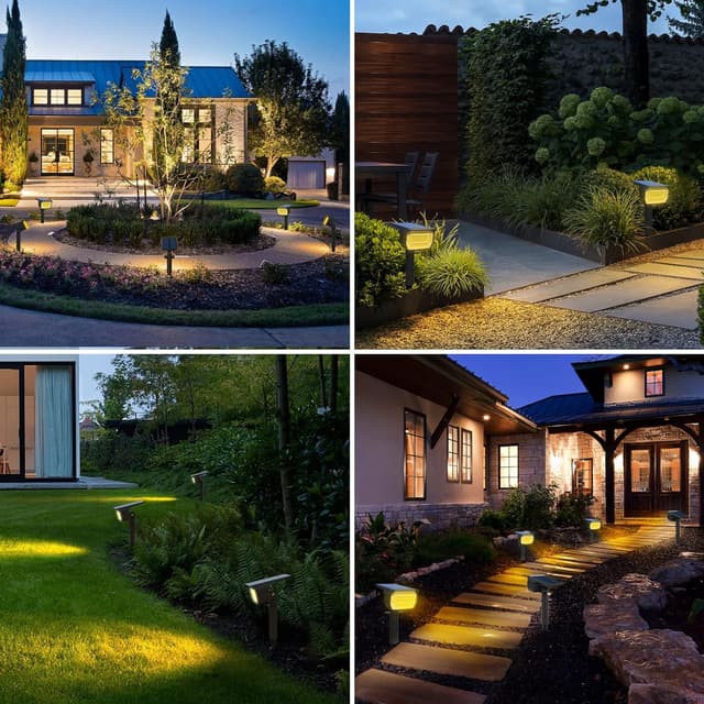 Detalle de LOTMOS solar spot lights 72 LED