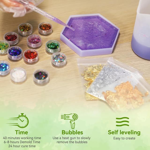 Thumbnail 5 de Epoxidharz Set Anfänger 474 ml Glasklar