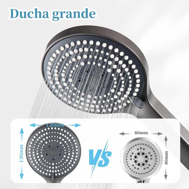 Thumbnail 3 de OFFO Alcachofa de Ducha 130 mm con 6 modos