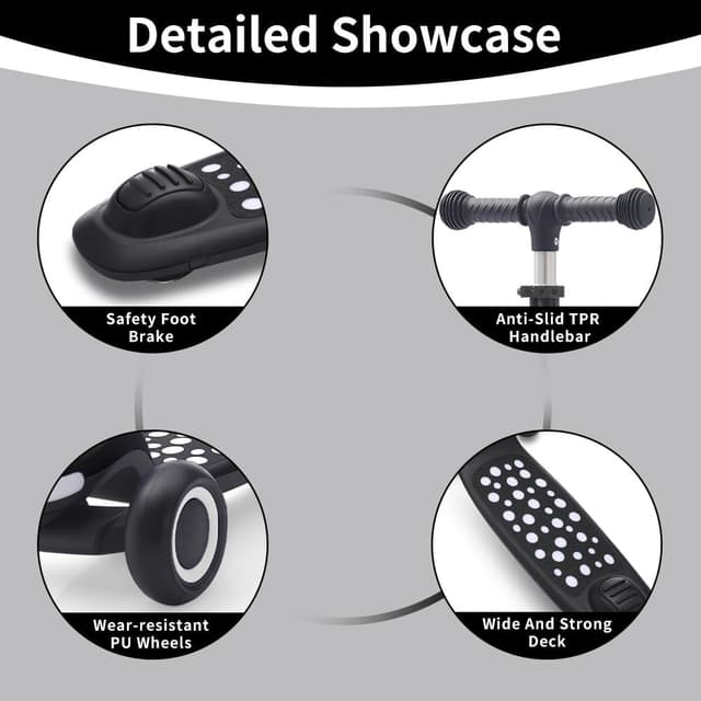 Detalle de UBRAVOO Roller Kinder 3–10 Jahre mit Bremse