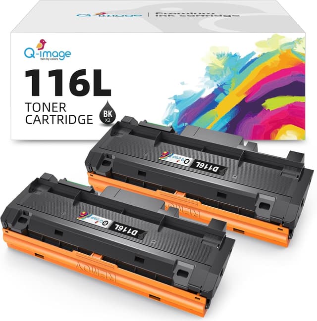 Detalle de Q-image MLT-D116L toner compatibili per Samsung (MLT D116L/D116S), 2-Pack nero