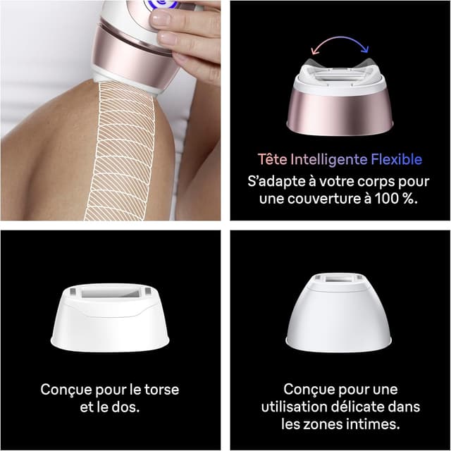 Detalle 2 de Braun Epilateur lumière pulsée Lumière Pulsee Smart Skin i·expert PL7311 (alternative au laser à domicile)