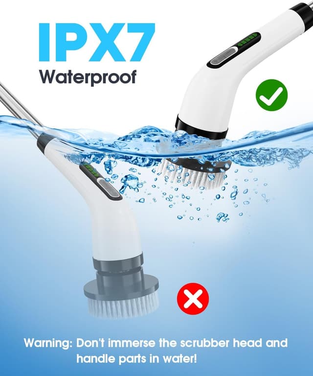 Thumbnail 5 de Highyes Electric Spin Scrubber for Bathroom