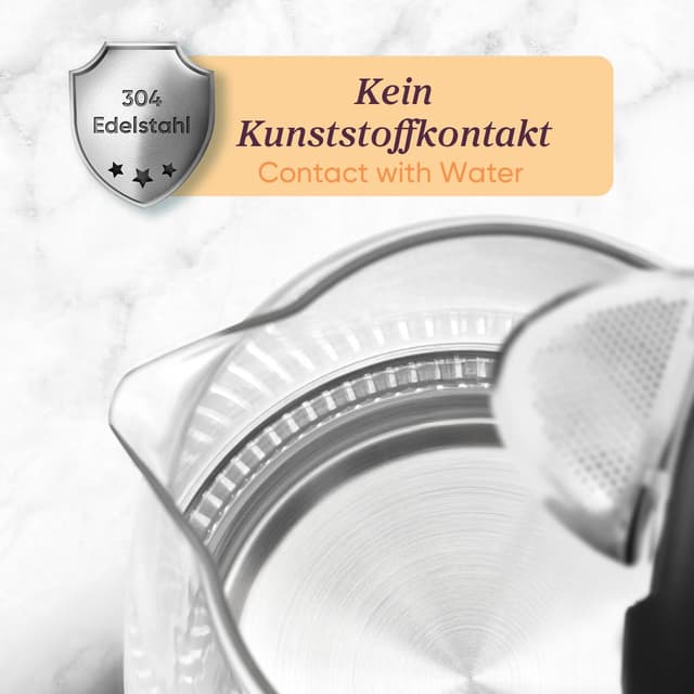 Detalle 1 de COSORI Glas Wasserkocher 1,7 L 2200 W