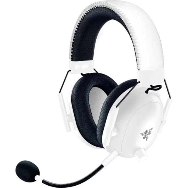 Detalle de Razer BlackShark V2 Pro 2023 auriculares inalámbricos gaming blancos