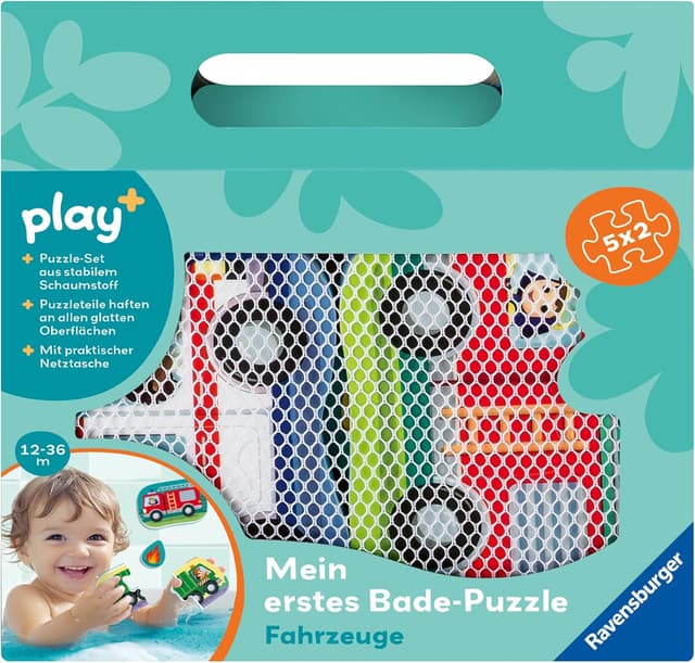 Thumbnail 5 de Ravensburger Play+ Bade-Puzzle Fahrzeuge 12‑teilig