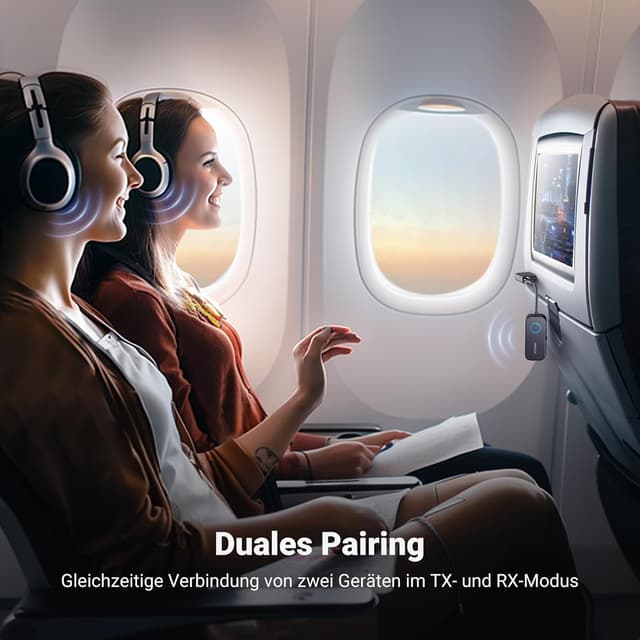 Detalle 2 de UGREEN aptX Flugzeug Bluetooth 5.3 Adapter
