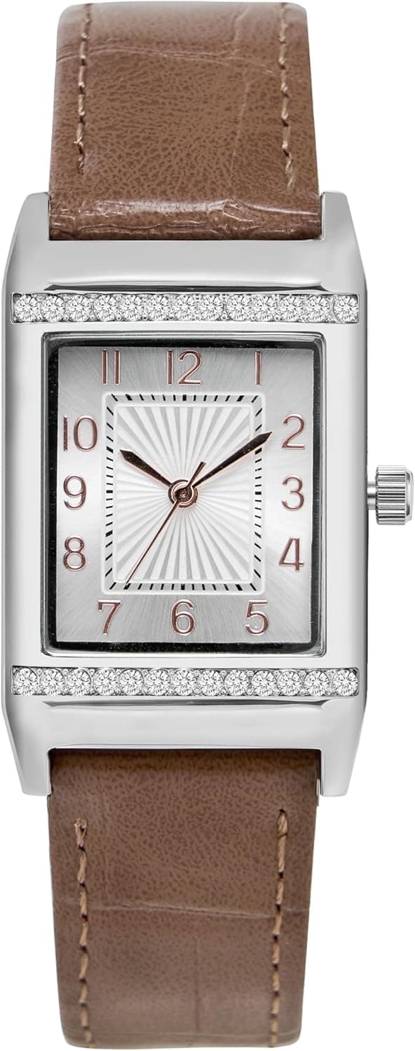 Detalle de KIMOMT montre femme à bracelet en cuir, mouvement à quartz étanche (selon usage) – montre bracelet de mode