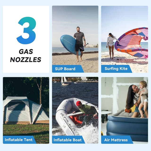 Thumbnail 7 de CYCPLUS Bomba de Aire Inteligente 20PSI 🚣♂️ Inflado y Desinflado