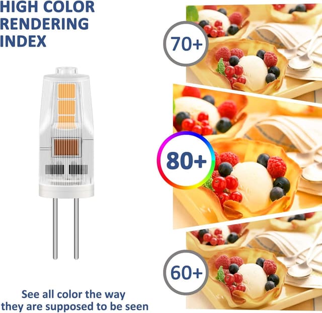 Thumbnail 6 de Caldarax G4 LED 2W 12V (3000K, 200 lm) Warmweiß – 10er-Set, Ersatz für 12V/20W Halogen