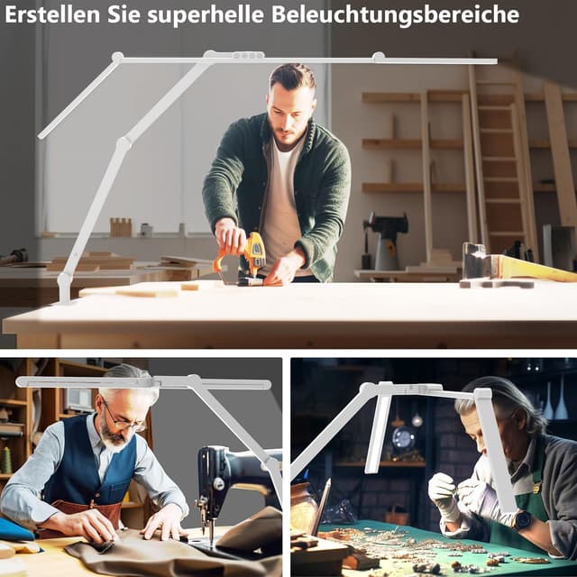 Thumbnail 3 de EPABINA 36W LED Schreibtischlampe Dimmbare Tageslichtlampe
