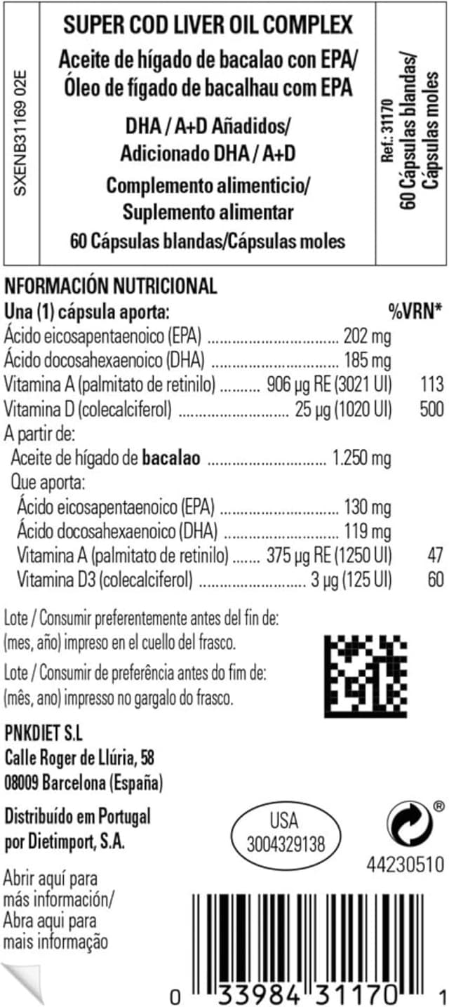 Thumbnail 3 de Solgar Super Cod Liver Oil Complex 30 Cápsulas 🐟