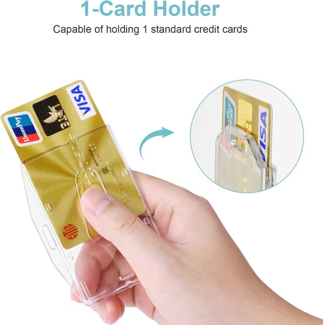 Detalle de Vicloon Ausweishüllen 2er Set 10×6,5 cm