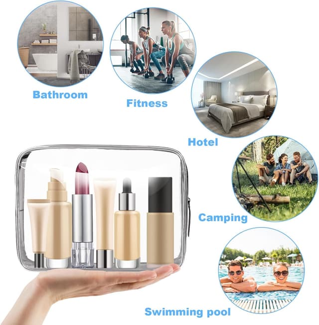 Thumbnail 6 de OSDUE borse valigia trasparenti TSA 3-1-1