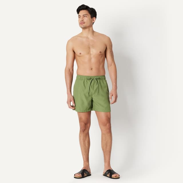 Detalle de Amazon Essentials Short de bain homme avec doublure en maille, poches et fermeture à cordon