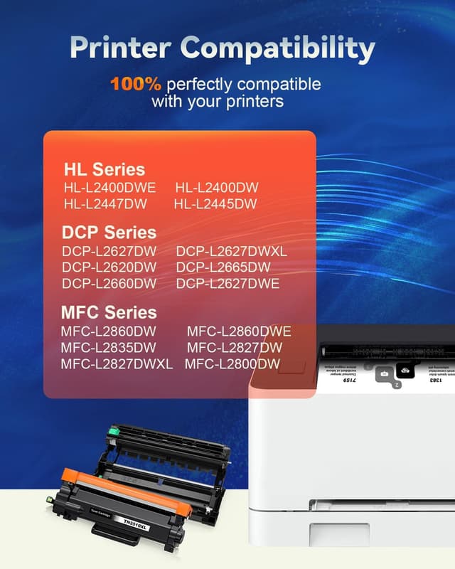 Detalle 2 de TN2510XL Toner + DR2510 Tamburo compatibili per Brother TN-2510XL