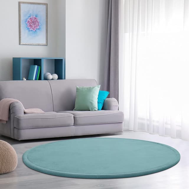 Imagen de Paco Home Teppich Kinderzimmer Rund 200 cm en OfertitasTOP