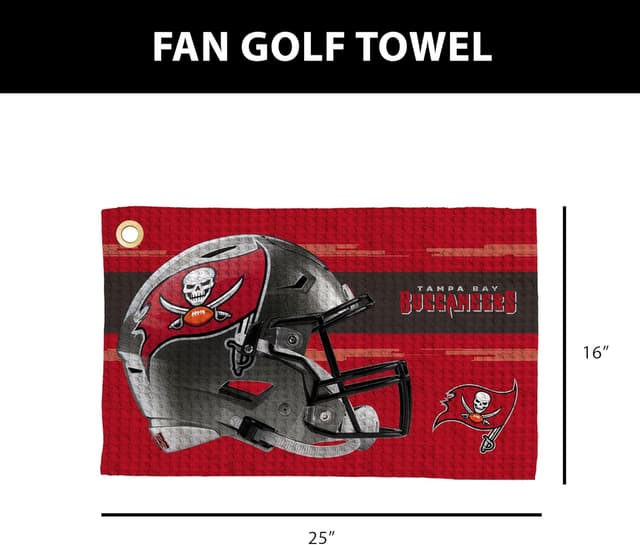 Detalle de Northwest NFL Golf Towel (Official Licensed) Microfiber Waffle Golf Cleaning Towel, 16x25 in