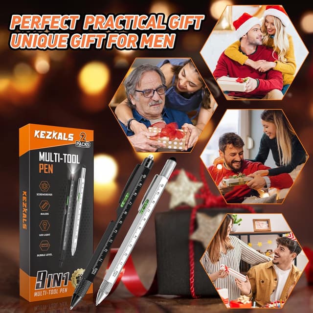 Thumbnail 1 de KEZKALS 9‑in‑1 Kugelschreiber Set – 2er Pack