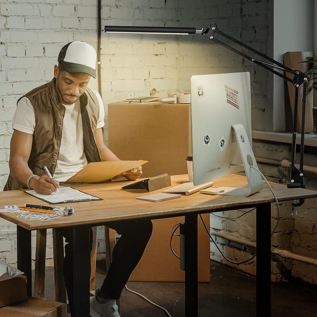 Detalle 2 de WAFTING Schreibtischlampe mit LED, 12 W