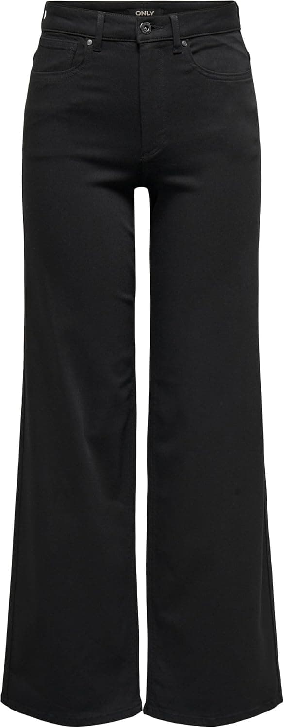 Detalle de ONLY Female Jeans mit weitem Bein ONLMADISON – hohe Taille mit weiter Beinschnitt