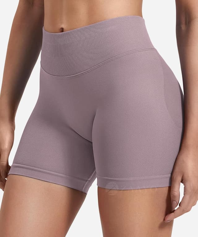 Detalle 2 de ZAAYO Damen Sport-Shorts mit Hidden Scrunch & Tummy Control – Workout Biker Shorts (4,5 Zoll)