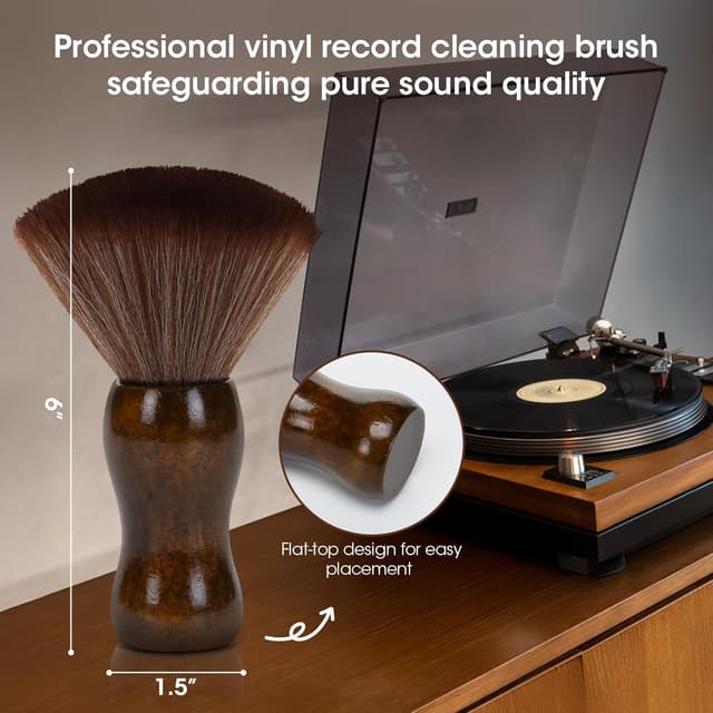Detalle 1 de Vinyl Record Cleaning Brush Ultra Soft
