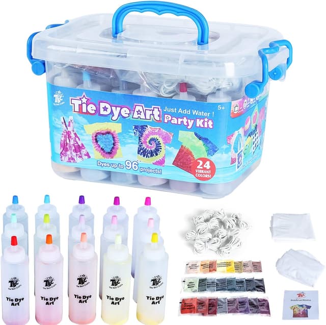 Imagen de TBC The Best Crafts Tie-Dye Art Kit 24 colours 🎨 en OfertitasTOP