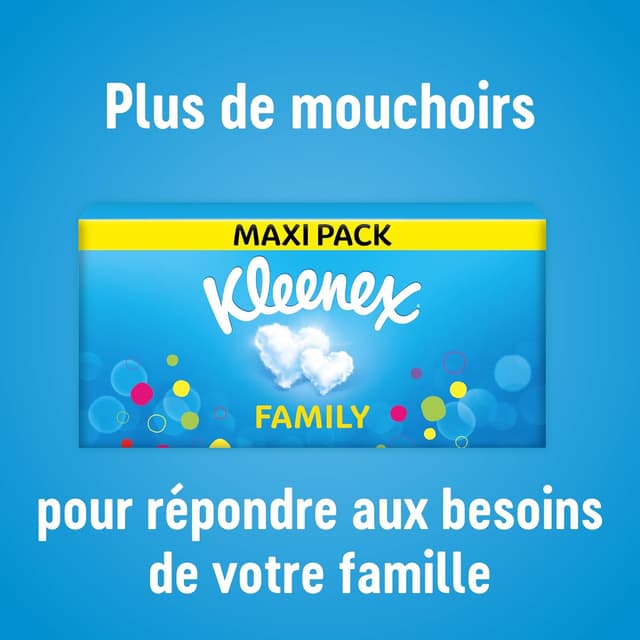 Thumbnail 3 de KLEENEX Mouchoirs Family 15 boîtes 🧻