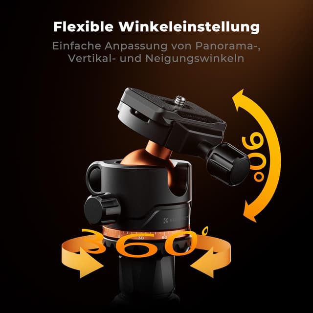 Detalle de K&F CONCEPT Handy-Kamerastativ 178 cm