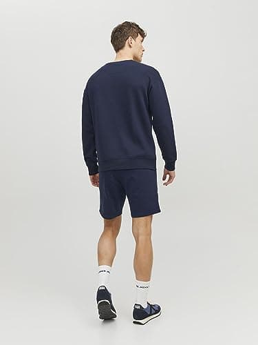 Detalle de JACK & JONES JPSTNEWSOFT Sweat Shorts para hombre (L) en Navy Blazer