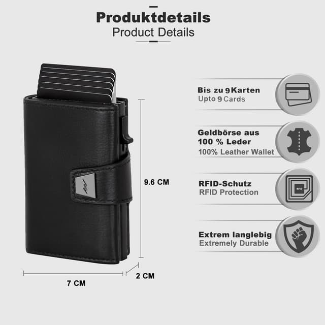 Thumbnail 5 de Marc Peter Geldbörse Herren RFID Slim