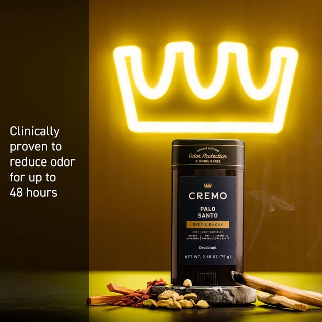 Thumbnail 2 de Cremo Palo Santo Aluminum Free Deodorant 2.65 oz