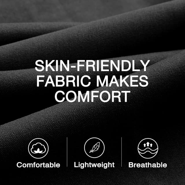 Detalle 2 de Comdecevis Men’s Relaxed Fit Casual Pants Elastic Waist Sweatpants with Pockets Cargo Joggers